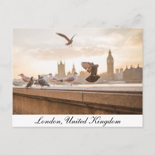 ロンドン、国会議事堂はがき ポストカード (正面)