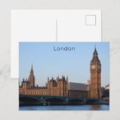 ロンドン – 国会議事堂 シーズンポストカード (正面/裏面)