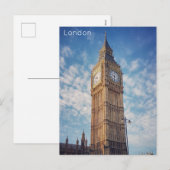 ロンドン – 国会議事堂 シーズンポストカード (正面/裏面)