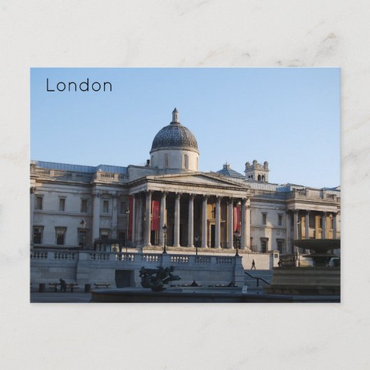 ロンドン – 国立美術館 シーズンポストカード (正面)