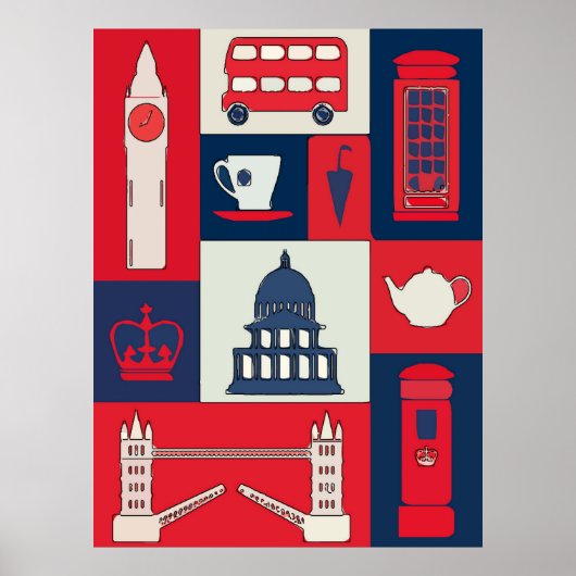 ロンドン、旅行ポスター ポスター (正面)