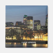 ロンドン: 私はロンドンが大好き マグネット (正面)