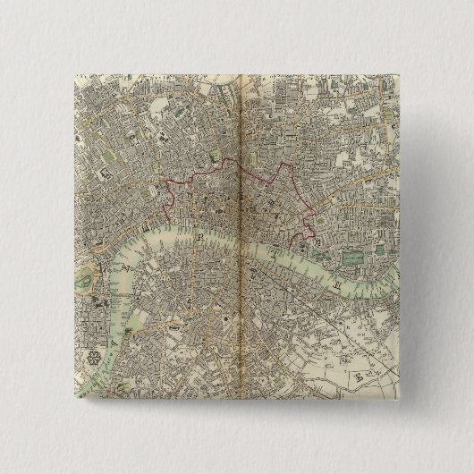 ロンドン 缶バッジ (正面)