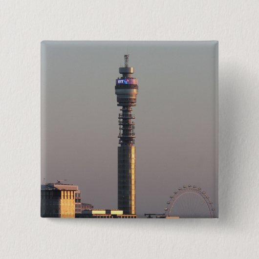 ロンドン 缶バッジ (正面)