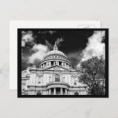 ロンドン,聖パウロ大聖堂,英国教会 ポストカード (正面/裏面)