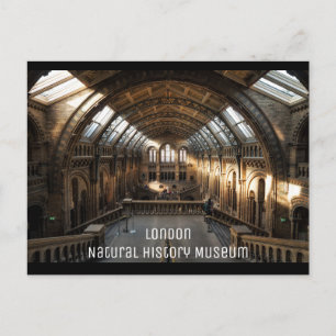 ロンドン – 自然史博物館 ポストカード