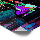 ロンドン、英国グラフィティ ポスター (角)