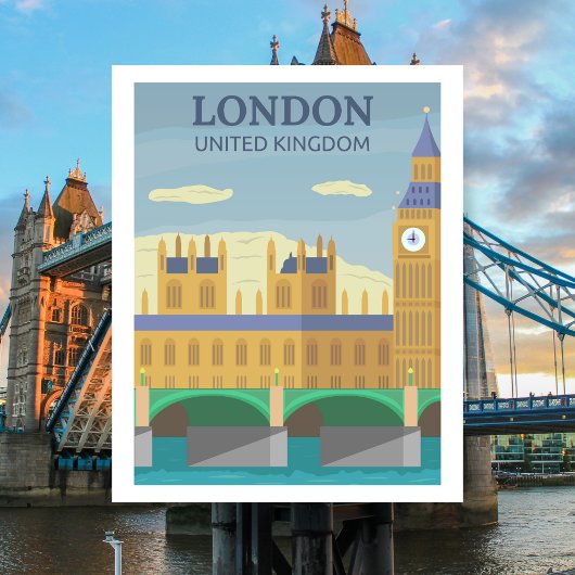 ロンドン,英国ヴィンテージレトロ旅行 ポストカード