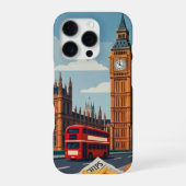 ロンドン - 街のシンボル iPhoneケース (裏面)
