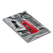 ロンドン – 赤い電話 –  ノートブック (右側)