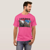 ロンドン 都市 デザイン 面白い Tシャツ (正面フル)