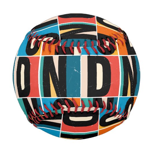 ロンドン 野球ボール (裏面)