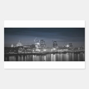 ロンドン 長方形シール