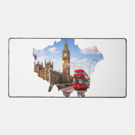 ロンドン 26.2 マラソン コースマップ マウスパッド デスクマット