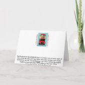 ロンドン# 73ダブルデッカーバス カード (裏面)