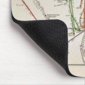 ロンドン、c.1915の輸送の地図 マウスパッド (コーナー)