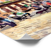 ロンドン – Covent Garden Piazza, (B)，水彩画 ポスター (角)