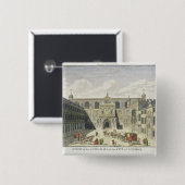 ロンドン、fr市のギルドホールの概観 缶バッジ (正面&裏面)