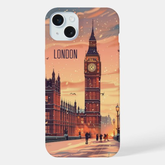 ロンドン iPhoneケース (裏面)