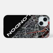 ロンドンiPhoneケース iPhone 15ケース (裏面横)