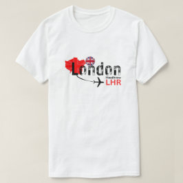 ロンドンLHR空港コードTシャツ Tシャツ