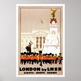 ロンドンLNERイングランドヴィンテージ旅行 ポスター