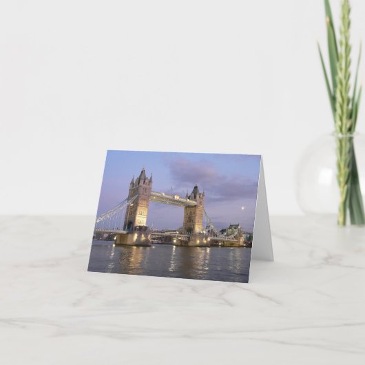 ロンドンNotecardのタワー橋 カード (正面)