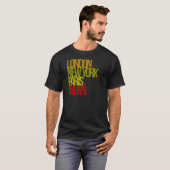 ロンドンNYパリミラノ Tシャツ (正面フル)