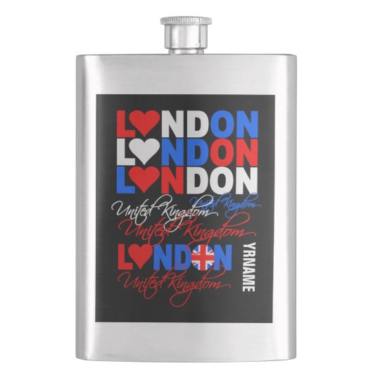 ロンドンUKカスタムフラスコ フラスク (正面)