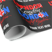 ロンドンUKカスタム包装紙 ラッピングペーパー (ロールコーナー)