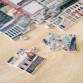 ロンドンUKシティ建物ジグソーパズル ジグソーパズル (側面)