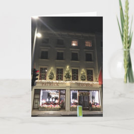 ロンドンUKナイト写真クリスマスフルハムロード カード