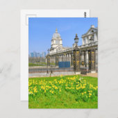 ロンドンUKハガキ、グリニッジパーク ポストカード (正面/裏面)