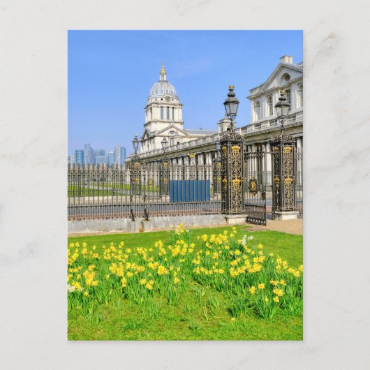 ロンドンUKハガキ、グリニッジパーク ポストカード (正面)