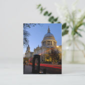 ロンドンUKポストカード夕暮れセント・ポール大聖堂 ポストカード (スタンド正面)