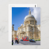 ロンドンUKポストカード、セントポール大聖堂 ポストカード (正面/裏面)