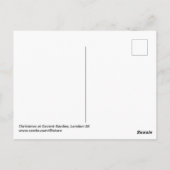 ロンドンUKポストカードCovent Gardenでのクリスマス ポストカード (裏面)