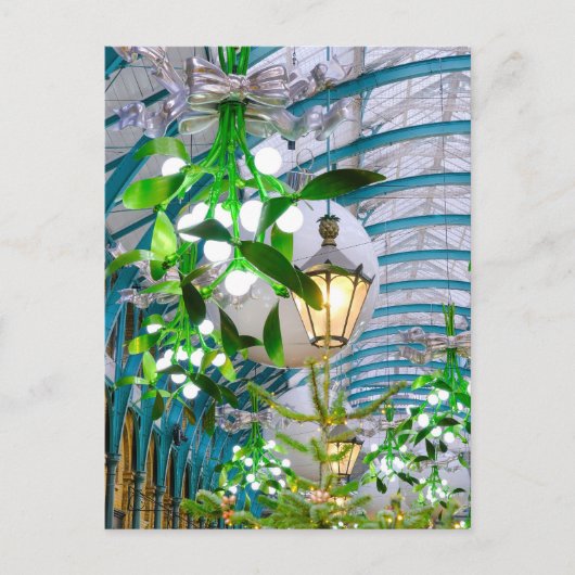 ロンドンUKポストカードCovent Gardenでのクリスマス ポストカード (正面)