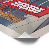 ロンドンUKヴィンテージ ポスター (コーナー)