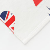 ロンドンUK フリースブランケット (角)