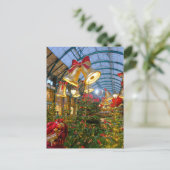 ロンドンUK、Covent Gardenでのクリスマス ポストカード (スタンド正面)