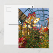 ロンドンUK、Covent Gardenでのクリスマス ポストカード (正面/裏面)