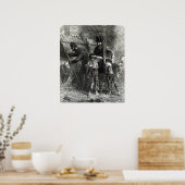 ロンド図解入りの、写真付きのンニュース ポスター (キッチン)