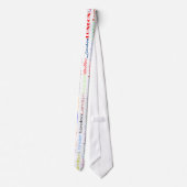 ロンド文字デザインンII縦型ネクタイ ネクタイ (裏面)