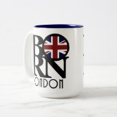 ロンド生まれン15oz （イギリス国旗） ツートーンマグカップ (正面左)