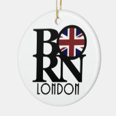 ロンド生まれン（イギリス国旗） セラミックオーナメント (左)