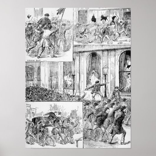 ロンド素晴らしンでの暴動 ポスター (正面)