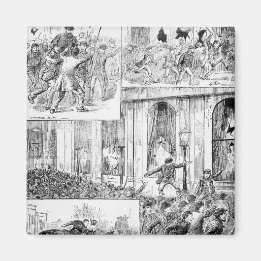 ロンド素晴らしンでの暴動 マグネット (正面)