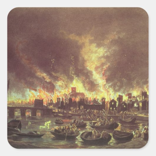 ロンド素晴らしンの火, 1666 スクエアシール (正面)