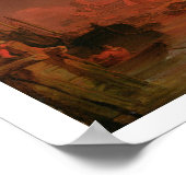 ロンド素晴らしンの火、c.1797 (キャンバス上の油) ポスター (角)